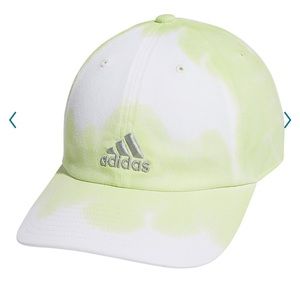 adidas Lime Green and White Women's Hat